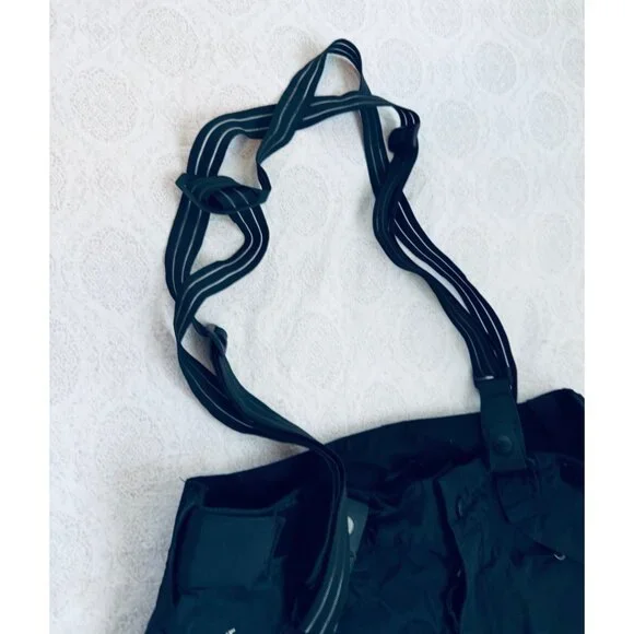The North Face HyVent Mens Black Snow Pants With Suspenders.Size Medium - Picture 8 of 15